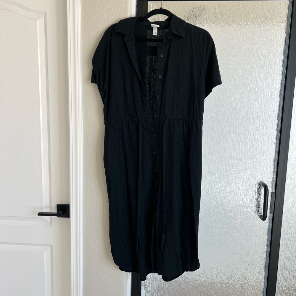 Linen Shirt Dress